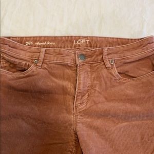 LOFT relaxed skinny cords